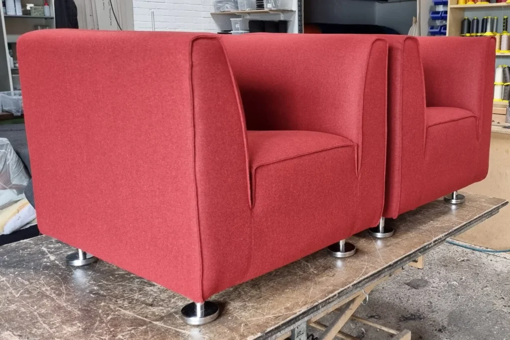 Portofolio onder de kop Diverse Merken – Diverse merken, herstoffering door Holland Design Label Breda