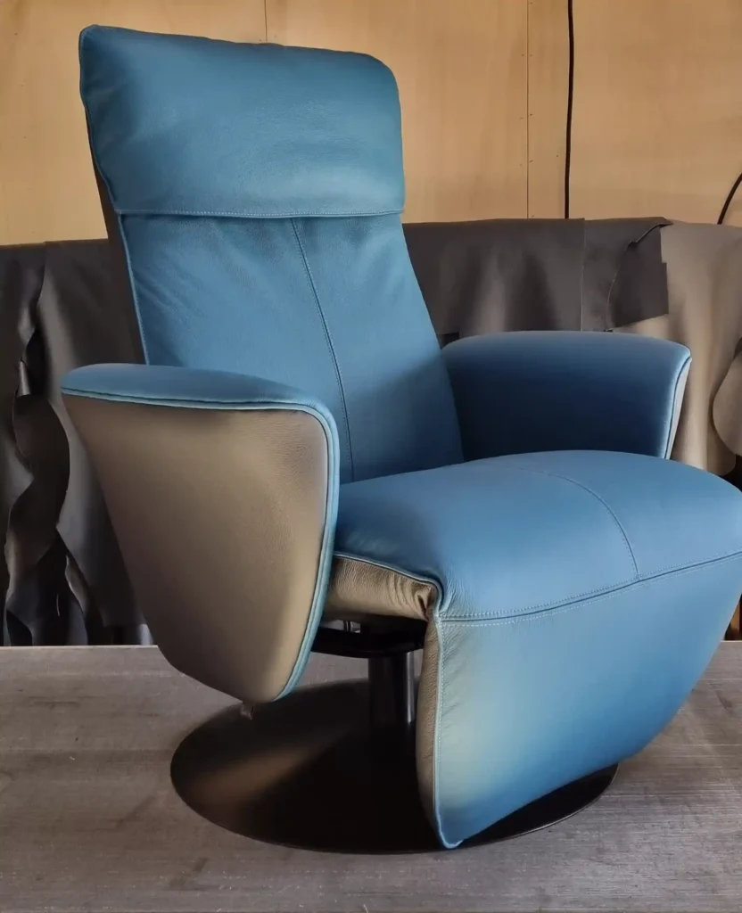 Relax fauteuil Leolux – LeoLux, herstoffering door Holland Design Label Breda